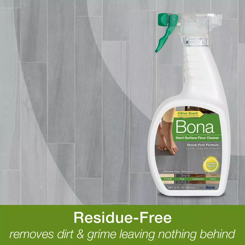 Bona Lemon Mint Hard-Surface Floor Cleaner, 32 oz.
