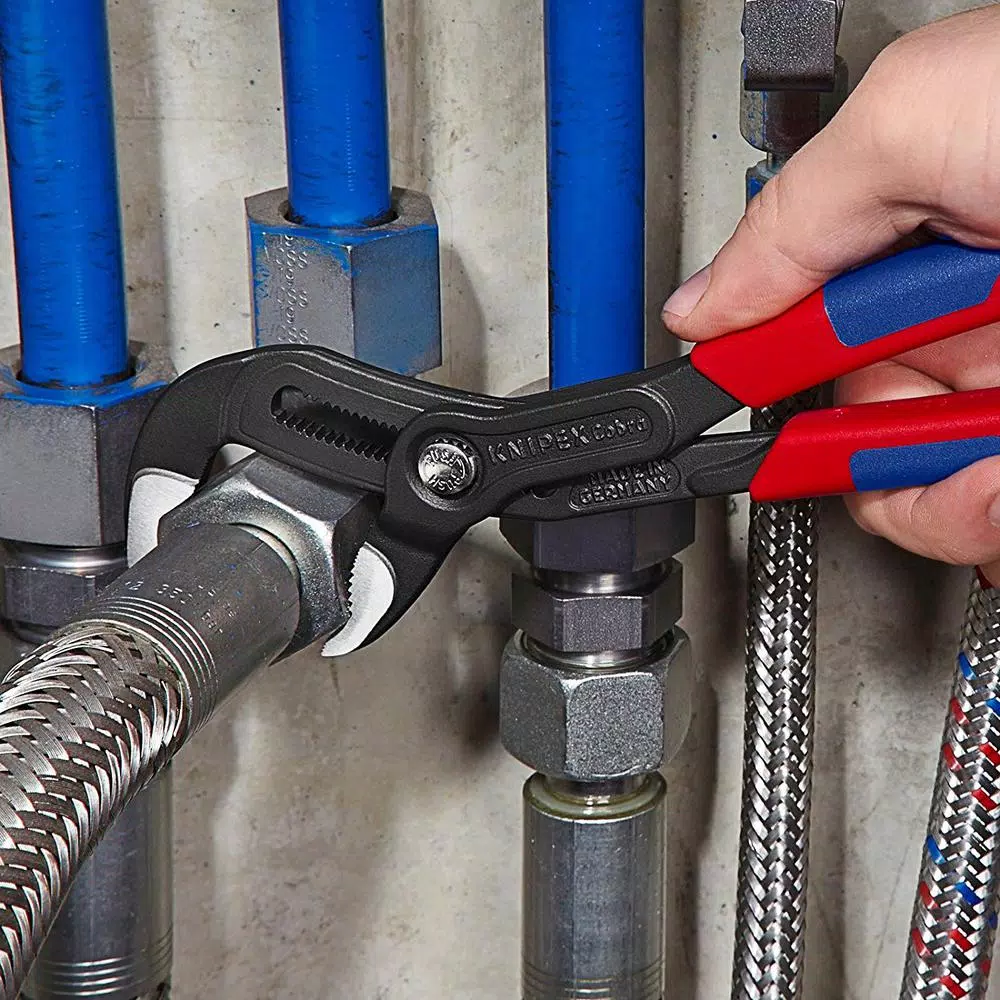 KNIPEX 10 in. Alligator Pliers, Forged Steel with 61 HRC Hardened Teeth