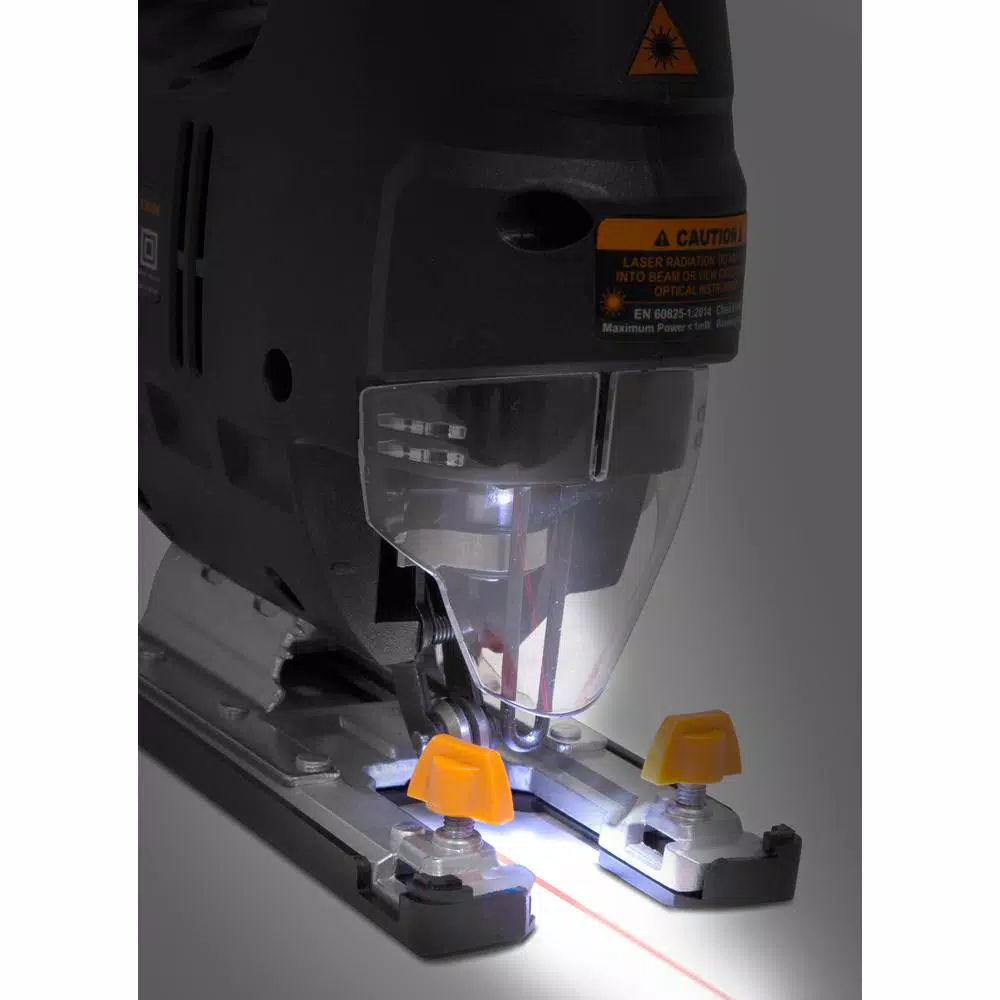 WEN 6.6 Amp Variable Speed Orbital Jigsaw with Laser Guide and LED Light