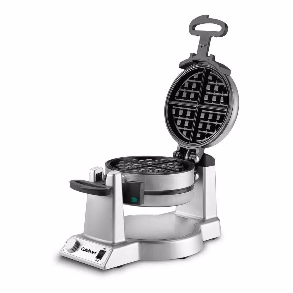 Cuisinart Belgian Waffle Maker, Stainless Steel Flip Waffle Iron with 6 Browning Settings