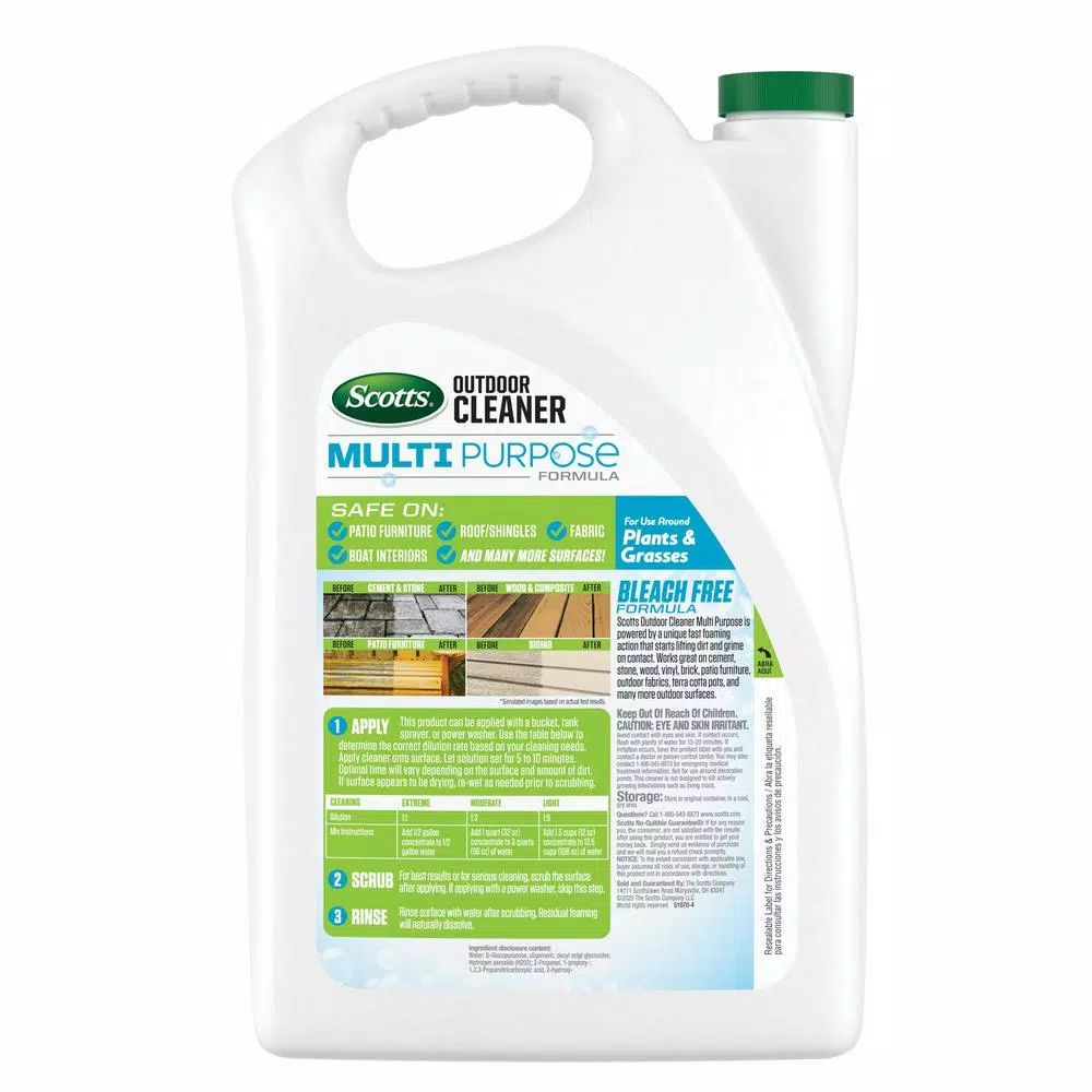 Scotts Outdoor Cleaner Multi Purpose Formula Concentrate, 1 Gal.