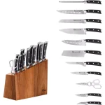 Cangshan S Series 12-Piece German Steel Forged Knife Block Set with Walnut Block thumbnail 1