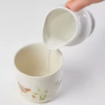 Paula Deen Garden Rooster Ceramic Butter Holder - Farmhouse Butter Bell thumbnail 2