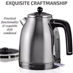 Ovente KS777 1.7L Stainless Steel Electric Kettle, 1500W Rapid Boil with Auto Shut-Off thumbnail 3
