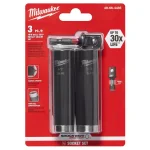 Milwaukee SHOCKWAVE 1/2 in. Impact Duty Deep Well Socket Set, 3-Piece SAE thumbnail 3