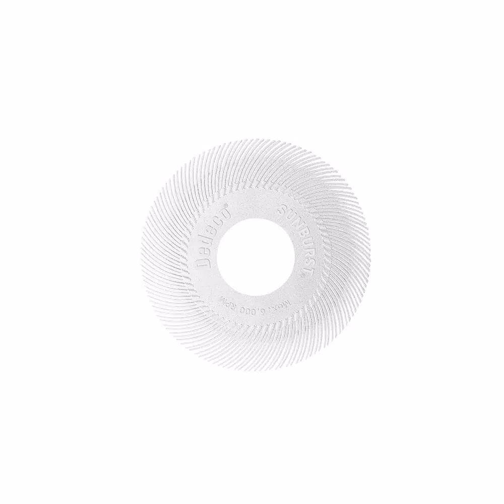Dedeco Sunburst 6 in. TC Radial Discs, 120-Grit Medium Cleaning and Polishing Tool, 40-Pack