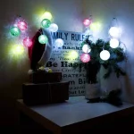 ALEKO 20 LED White Battery Operated String Lights, 6 ft. - Set of 2 thumbnail 3