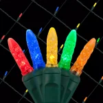Wintergreen Lighting 48 in. x 72 in. 100-Light M5 Multi-Color LED Net Light Set thumbnail 1