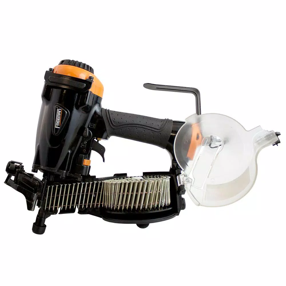 Freeman PCN50 Pneumatic 15-Degree 2 in. Coil Siding Nailer