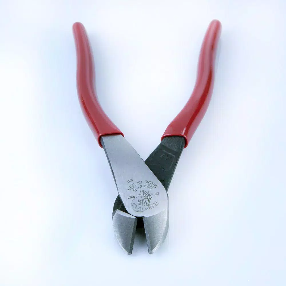 Klein Tools 8 in. Diagonal Cutting Pliers with High-Leverage Design