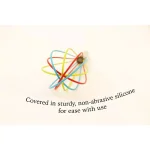 ExcelSteel Stainless Steel Tri-Color Silicone Coated Balloon Whisk Set, 3-Piece thumbnail 2