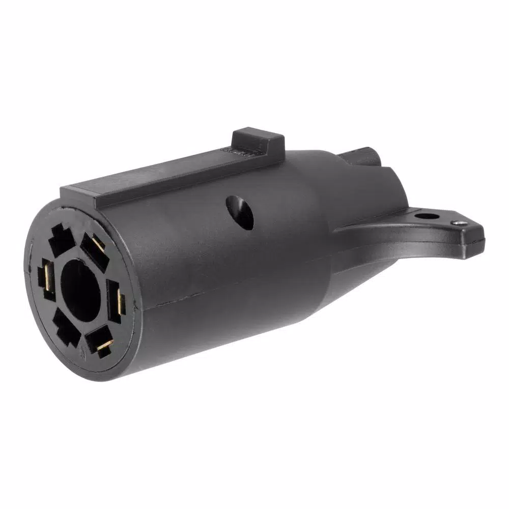 CURT 7-Way RV Blade to 4-Way Flat Trailer Electrical Adapter