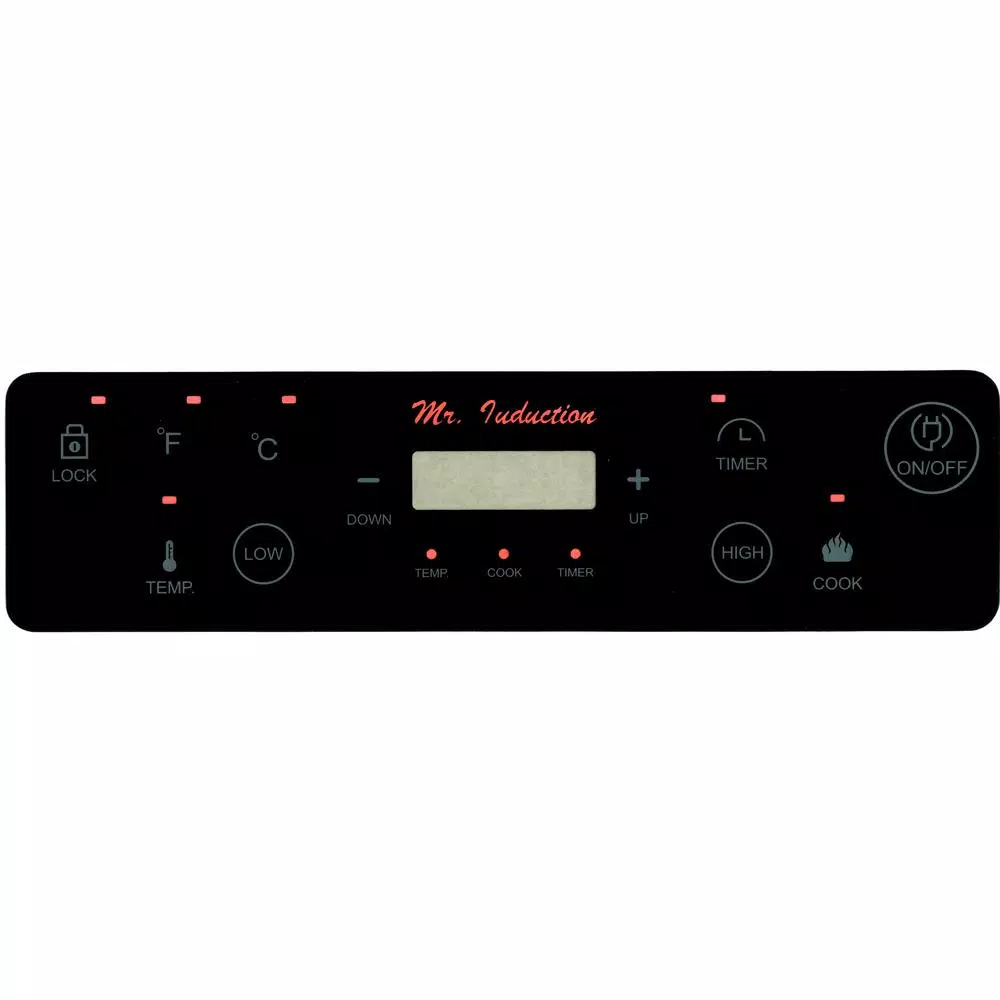 SPT Single Burner 7.25 in. Induction Hot Plate - Black and Silver Micro-Induction Cooktop