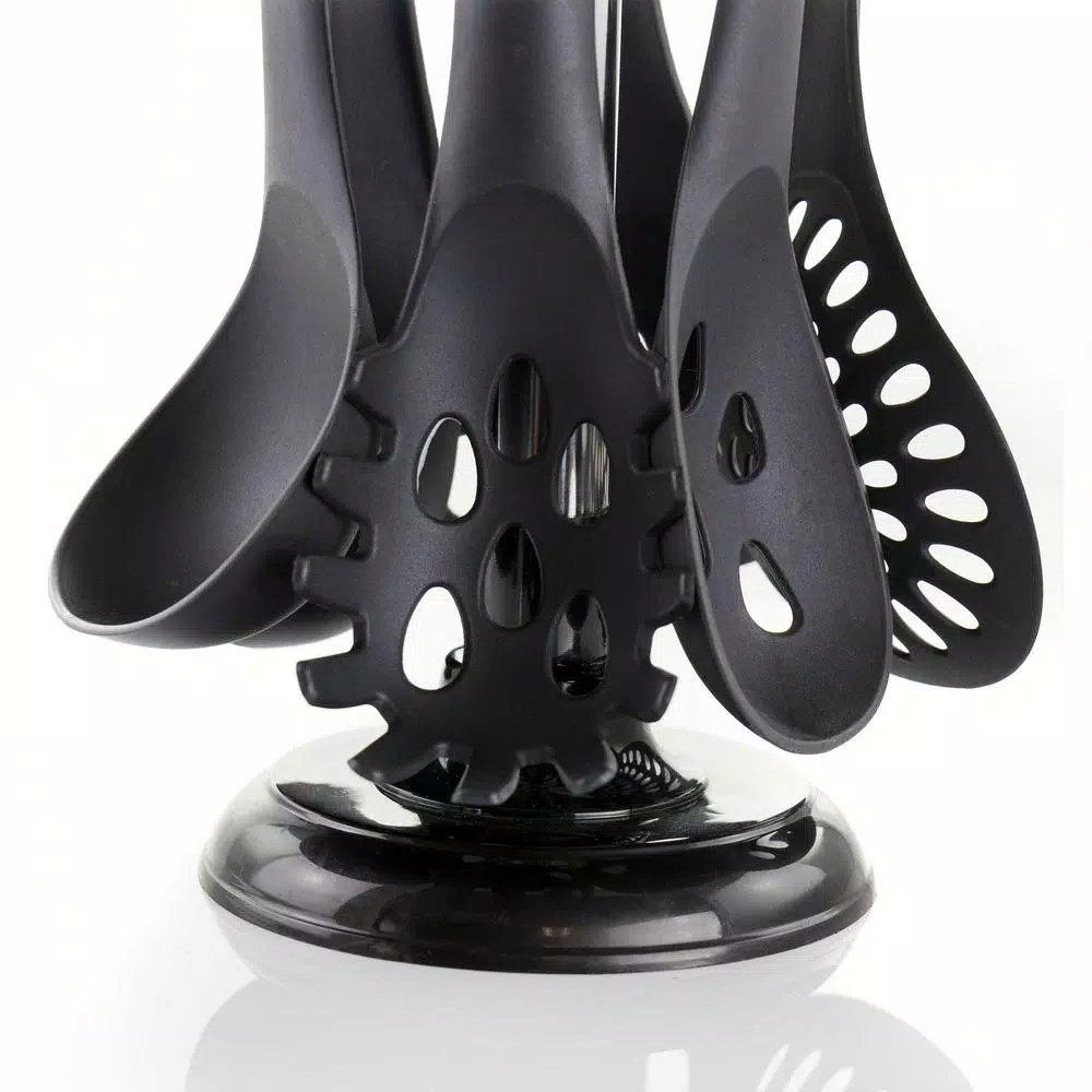 MegaChef 7-Piece Nylon Kitchen Utensil Set, Scratch-Resistant Cooking Tools