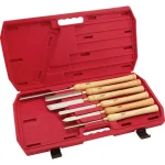 Shop Fox 6-Piece Deluxe HSS Lathe Chisel Set with Ash Handles thumbnail 5