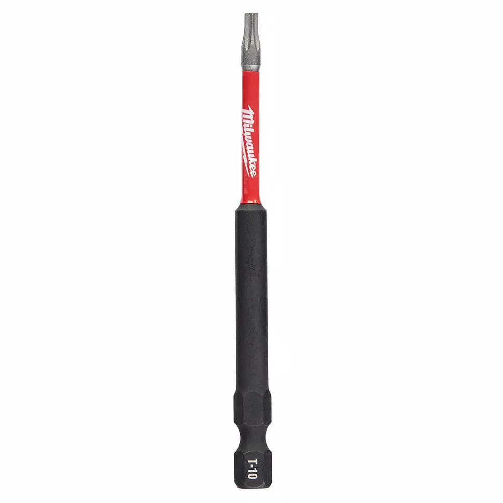 Milwaukee SHOCKWAVE Torx #10 3.5 in. Impact Duty Steel Screwdriver Bits, 5-Pack