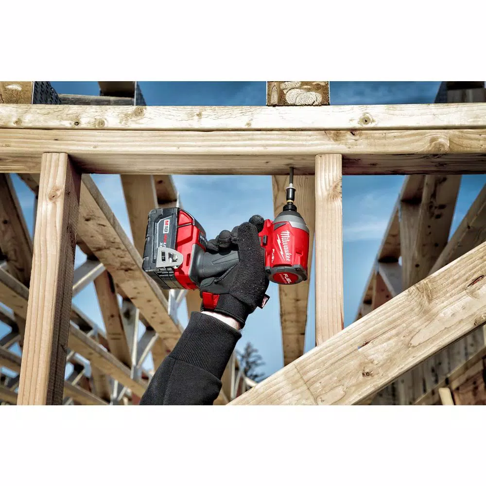 Milwaukee M18 FUEL 3-Tool Combo Kit: Hammer Drill, Impact Driver & Braking Grinder