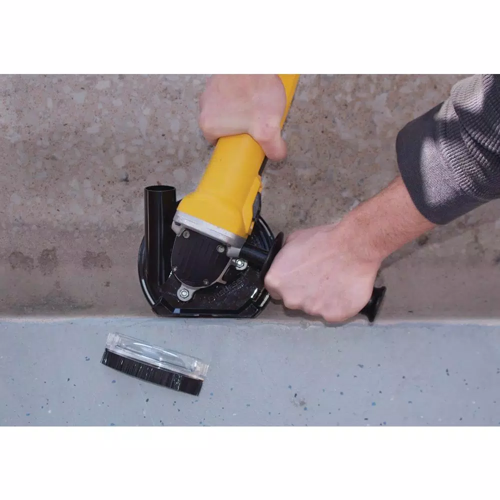 Dustless Technologies 5 in. Universal Dust Shroud Pro for Angle Grinders - Dust Control System
