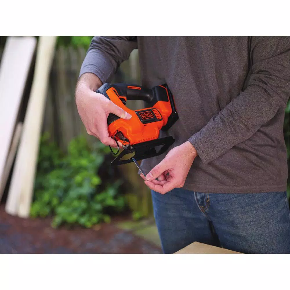 BLACK+DECKER 20V MAX Lithium-Ion Cordless Jig Saw, Tool-Only
