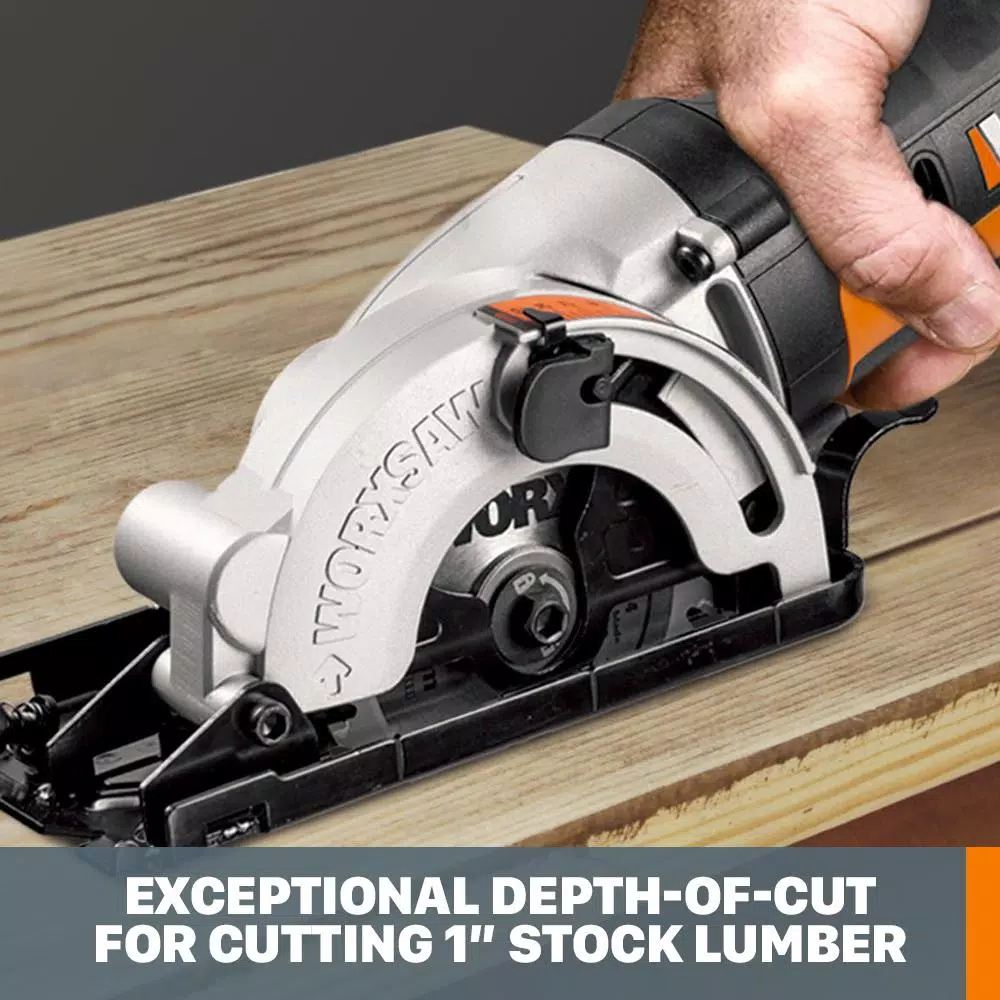 Worx POWER SHARE 20V Cordless 3-3/8 in. Compact Circular Saw Kit
