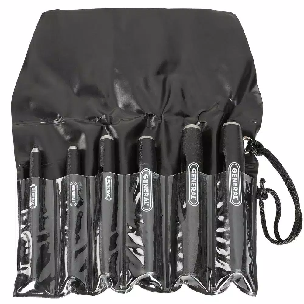 General Tools 6-Piece Hollow Steel Punch Set