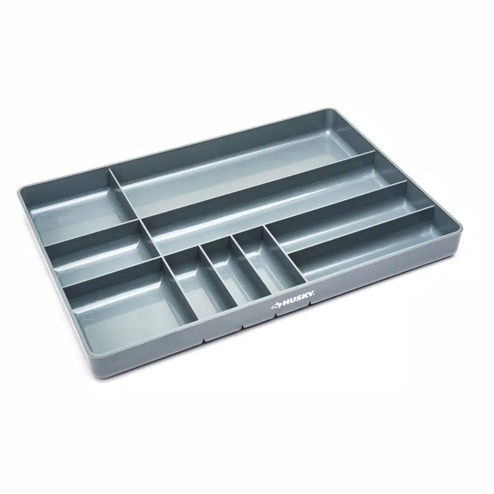 Husky Universal 10-Compartment Tool and Parts Storage Tray