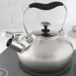 Chantal Tulip 7.2-Cup Stainless Steel Tea Kettle, Brushed Finish, Induction Compatible thumbnail 3