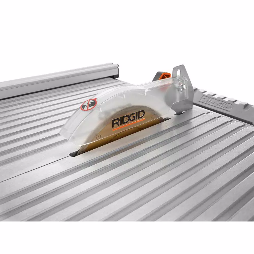 RIDGID 7 in. Corded Wet Tile Saw with LevelMax Anti-Lippage System & 600 LevelMax Stems