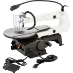 Shop Fox 16 in. Variable Speed Scroll Saw with Foot Switch, LED Light, and Rotary Shaft Attachment thumbnail 2