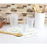 Unbranded Precise Pour 3-Piece Clear Plastic Measuring Cup Set - 1, 2, and 4 Cup Sizes thumbnail 4