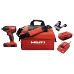 Hilti 22V Cordless Brushless 1/4 in. Hex Impact Driver Kit with 2 Batteries and Charger thumbnail 1