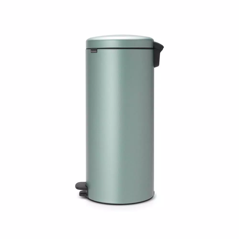 Brabantia 8 Gal. Metallic Mint Steel Step-On Trash Can