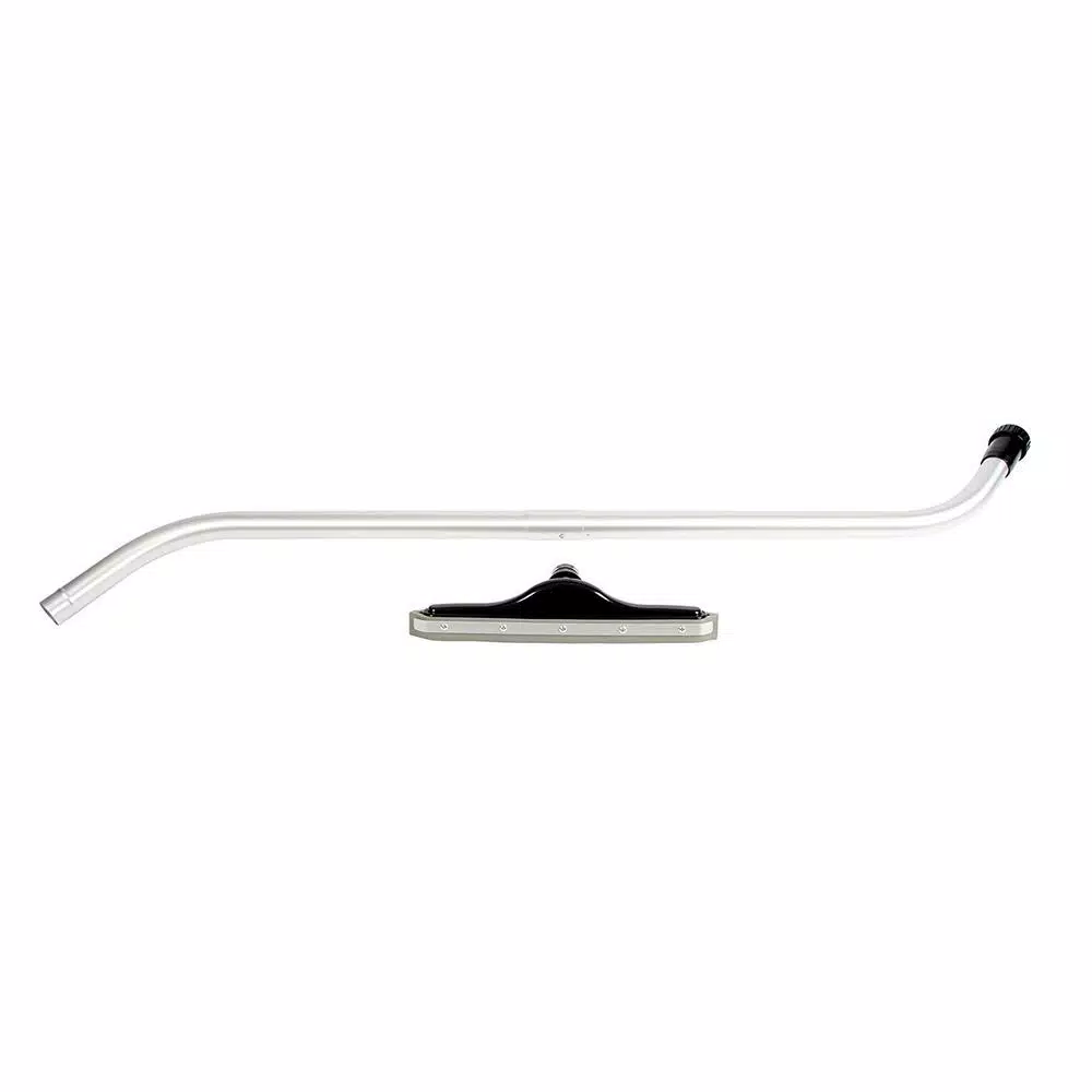 Cen-Tec 14 in. Squeegee Vacuum Tool and 2-Piece Aluminum S-Wand Kit for 1-1/2 in. Wet/Dry Vacuums