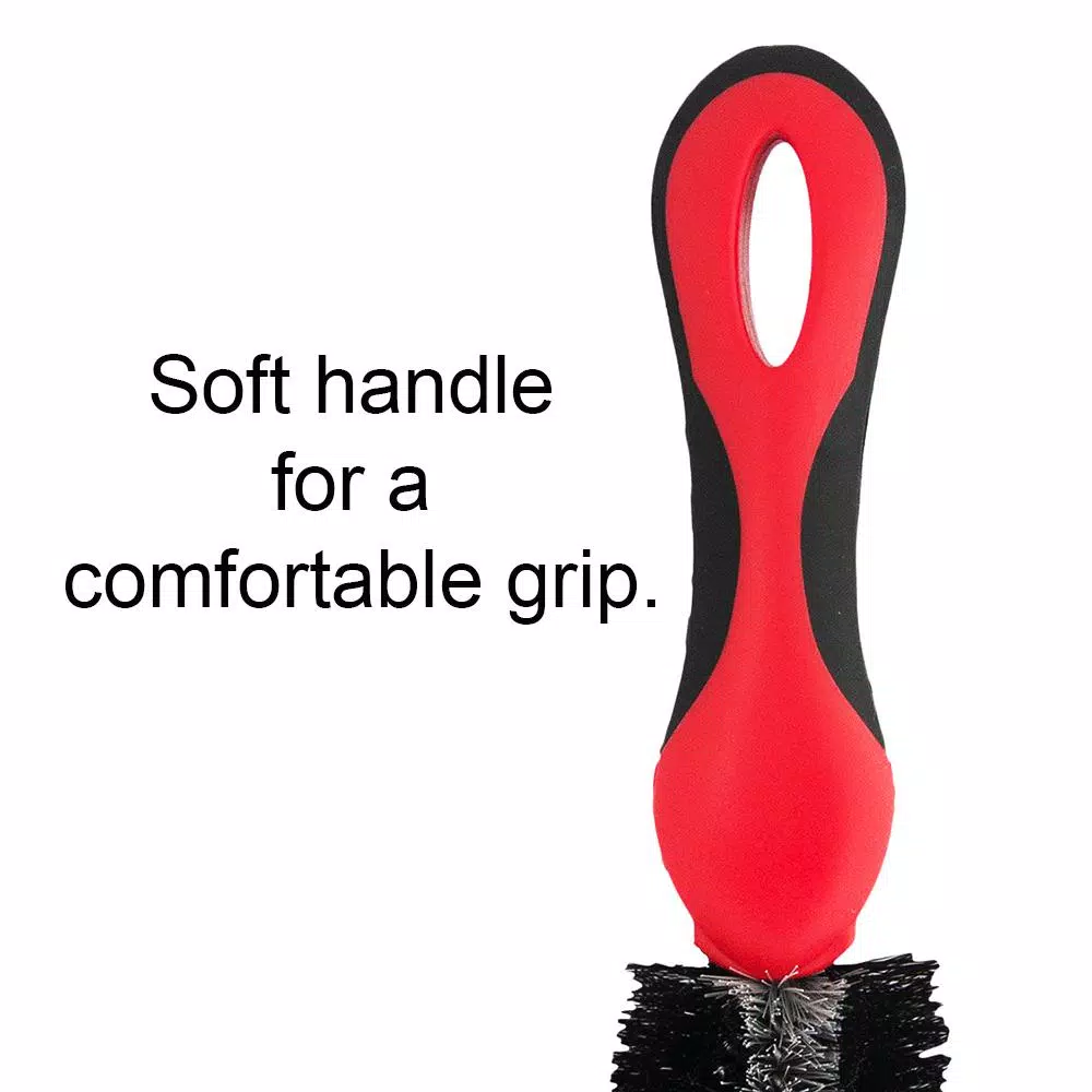 Barrett-Jackson Tire and Wheel Brush Kit with Ergonomic Handles