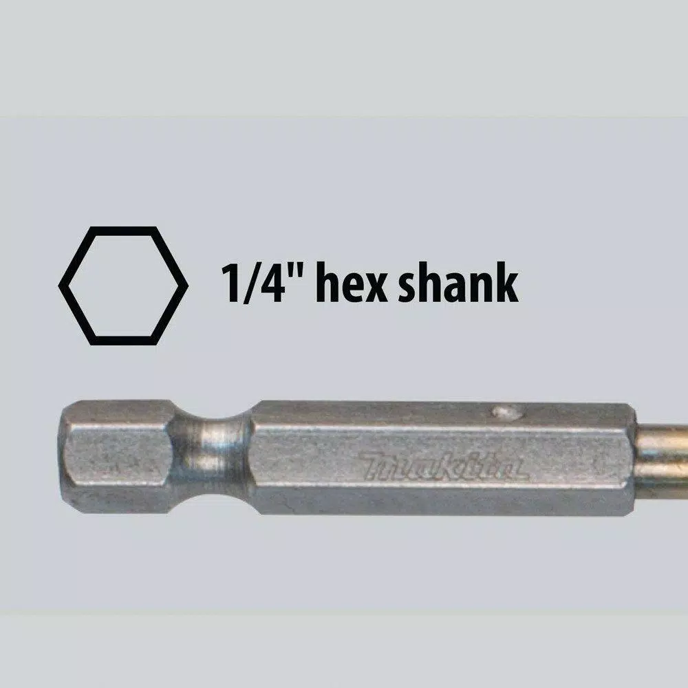 Makita 5/32 in. Titanium Nitride Coated HSS Twist Drill Bit with 1/4 in. Hex Shank