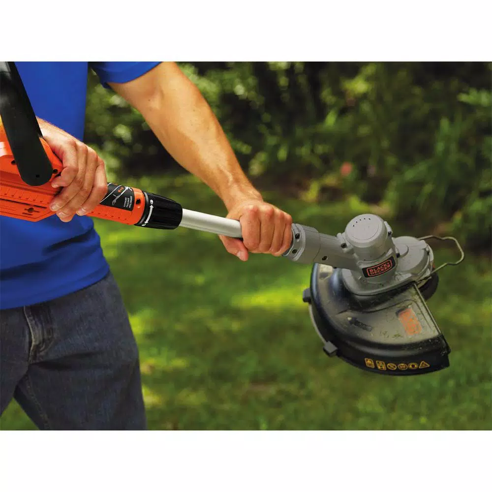 BLACK+DECKER 20V MAX Cordless 2-in-1 String Trimmer and Lawn Edger with Bonus 3-Pack Spools