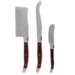 Unbranded Laguiole 3-Piece Pakkawood Cheese Knife Set with Stainless Steel Blades thumbnail 2