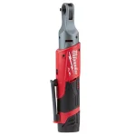 Milwaukee M12 FUEL 1/4 in. Cordless Ratchet Kit with (2) 2.0 Ah Batteries, Charger & Tool Bag thumbnail 4