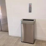 iTouchless 18 Gal. Stainless Steel Slim Open Top Commercial Trash Can with Dual Odor Filters thumbnail 2