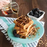 Nordic Ware Cast Aluminum Stovetop Belgian Waffle Maker with Nonstick Coating thumbnail 2