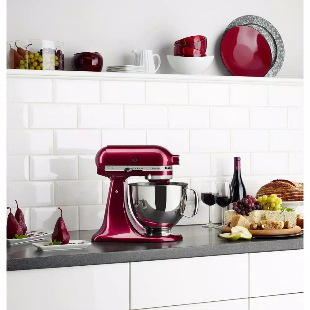 KitchenAid Artisan Series 5 Qt. Tilt-Head Stand Mixer, 10-Speed, Bordeaux