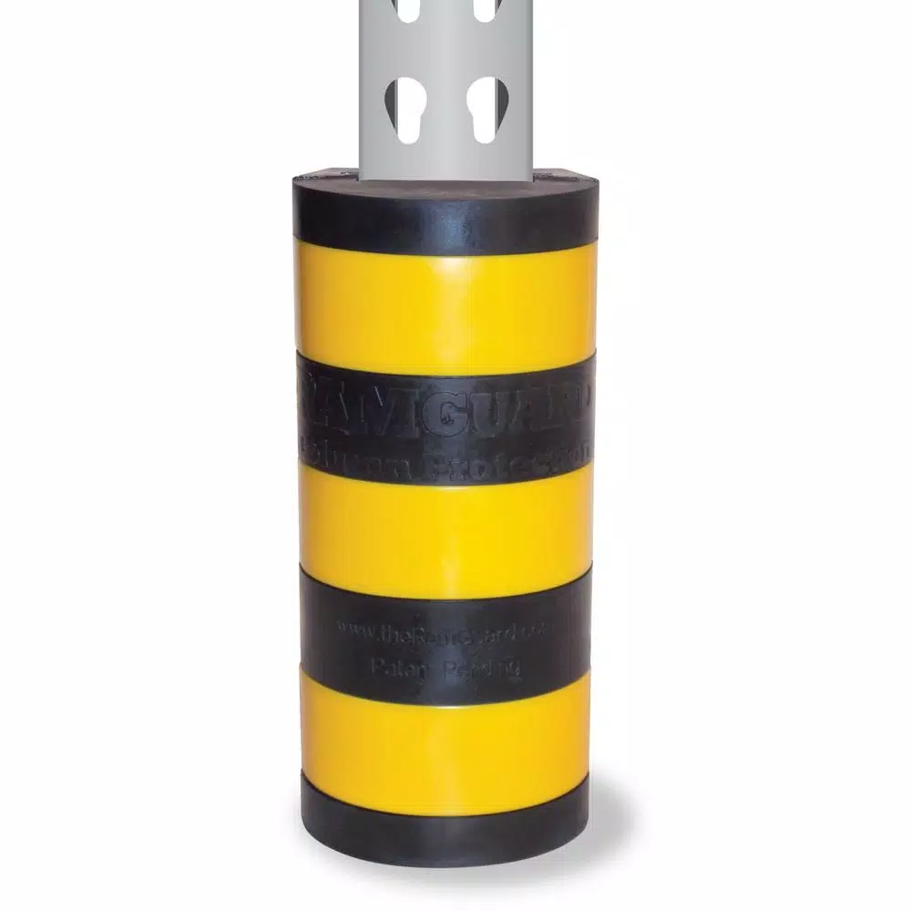 Mighty Line 12 in. Heavy-Duty Rack Protector Guard for Warehouse Column Protection