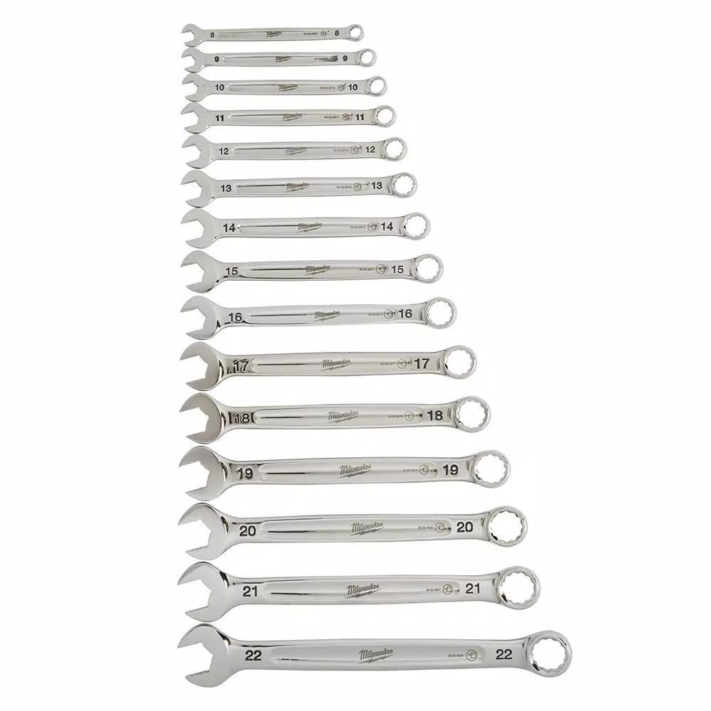 Milwaukee 30-Piece Metric and SAE Combination Wrench Set with MAX BITE™ Technology