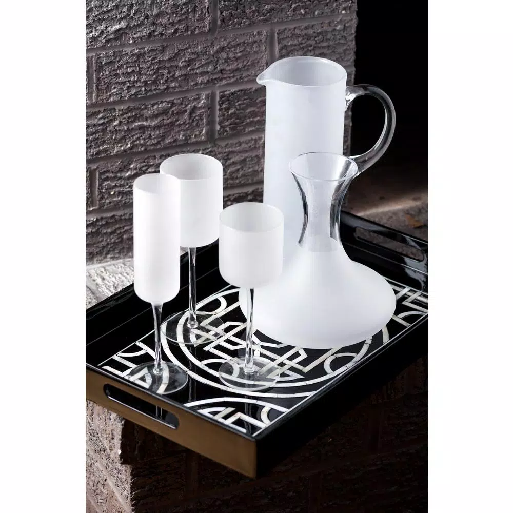 Abigails White Night Frosted Water Glass, 12 oz Matte Finish Glassware
