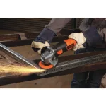 BLACK+DECKER BDEG400 4.5-in. 6.5 Amp Corded Angle Grinder, 10,000 RPM thumbnail 5