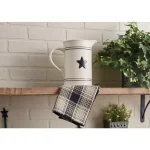 Park Designs Levingston Country Star 72 oz. Stoneware Ceramic Pitcher thumbnail 4