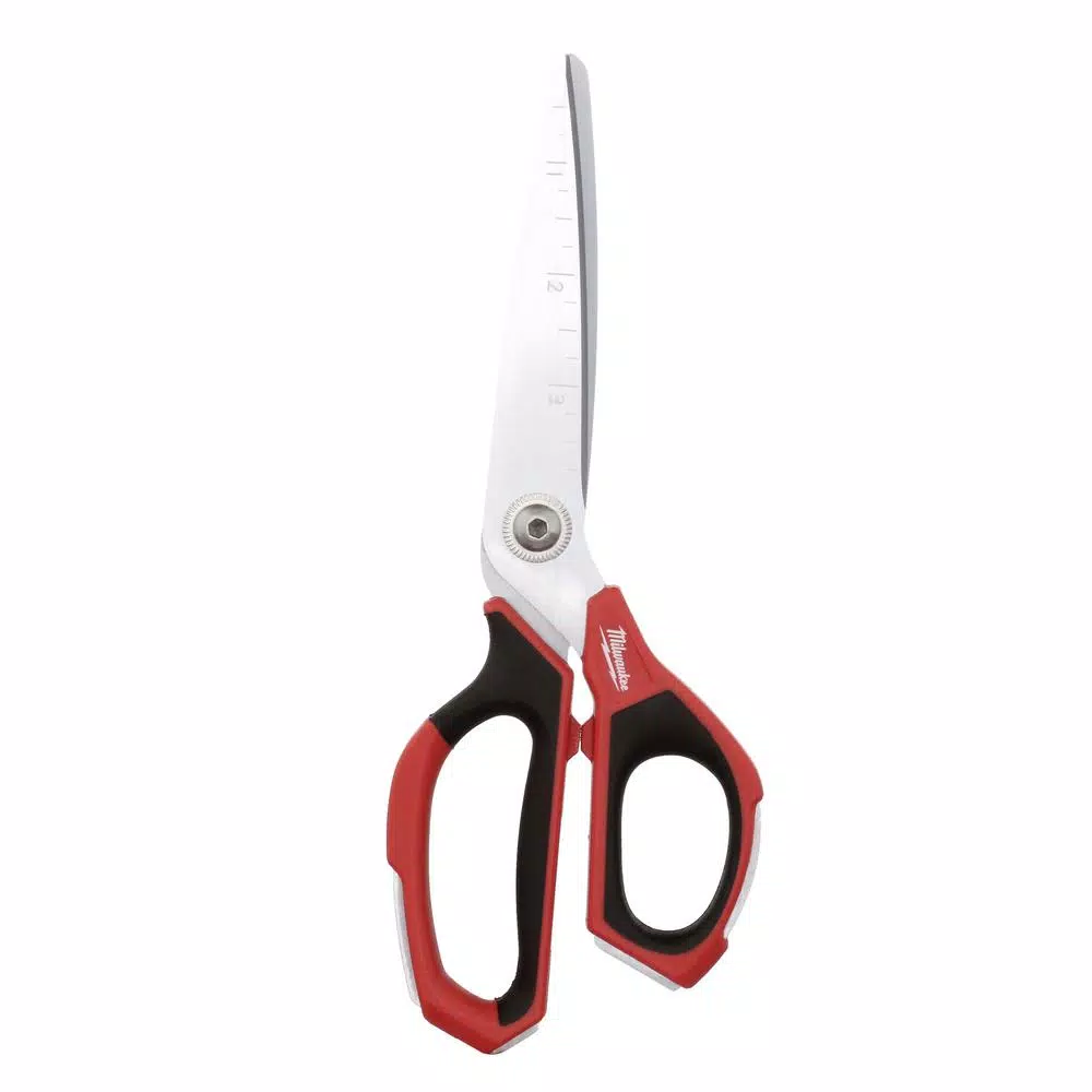 Milwaukee Jobsite Straight Scissors with 25 ft. Compact Tape Measure Set