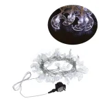 ALEKO 19.5 ft. 50-Light LED White Moon String Lights, Lot of 2 thumbnail 2
