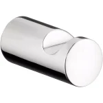 Hansgrohe Puravida Single Robe Hook in Chrome, Solid Brass Wall-Mounted Towel Hook thumbnail 1