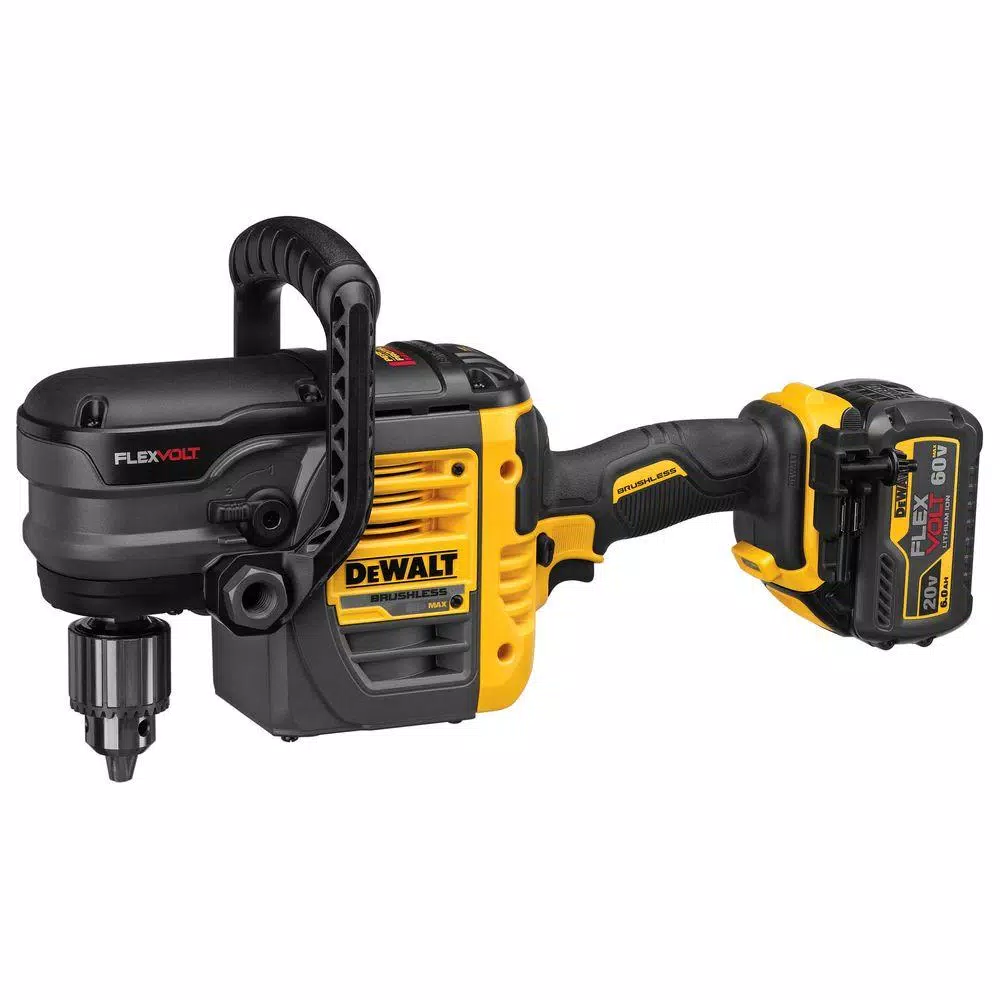 DEWALT FLEXVOLT 60V MAX Brushless 1/2 in. Stud & Joist Drill with E-Clutch and 6.0Ah Battery